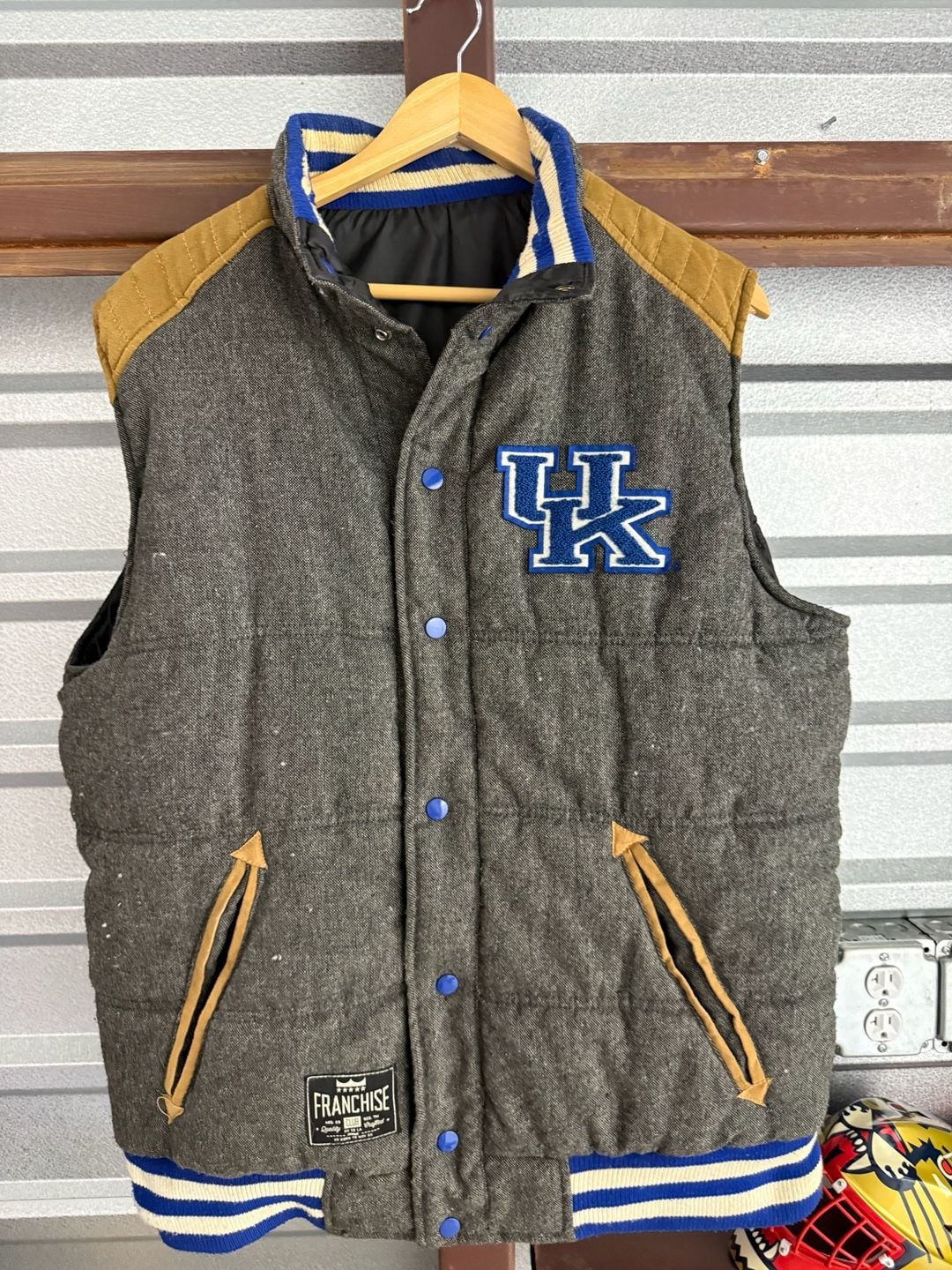 Franchise Club Kentucky Wildcats WoolBlend Quilted Puffer Vest